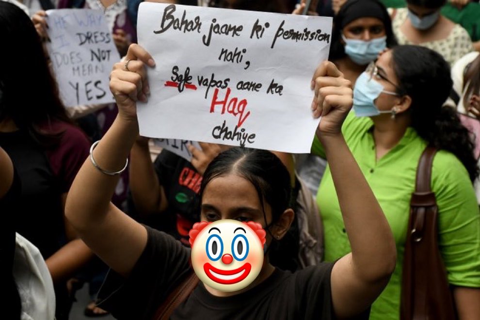 SamSiff's tweet photo. “Permission nahi, HAQ chahiye.”

Then come to the level where you have the power to give permission — don’t beg for it.

And these are the same hypocrites who will call the police when their boyfriend asks them to get out of his car after a fight.

If you choose to enter someone’s car, fight with them, create drama and then refuse to leave, 
why should the police be expected to rescue you from the consequences of your own irresponsible behaviour?