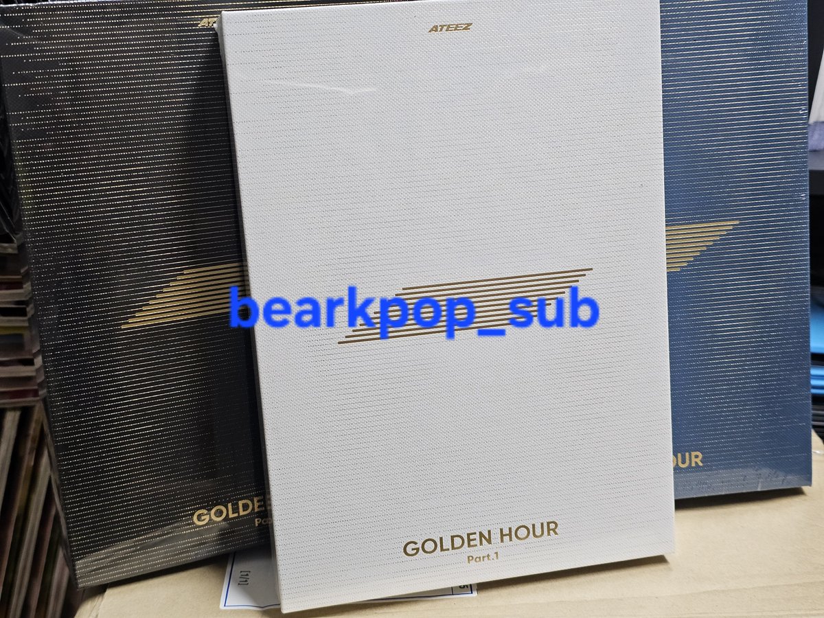 bearkpop_sub's tweet photo. 에이티즈 (ATEEZ) 미니 10집 [GOLDEN HOUR : Part.1] sealed album sell 

✅️ 1set = 12,000 krw

Wts sell ateez golden hour part.1 photobook version sealed album 에이티즈 골든아워 파트1 미개봉 앨범 양도 판매 https://t.co/G9u3bYuhJE