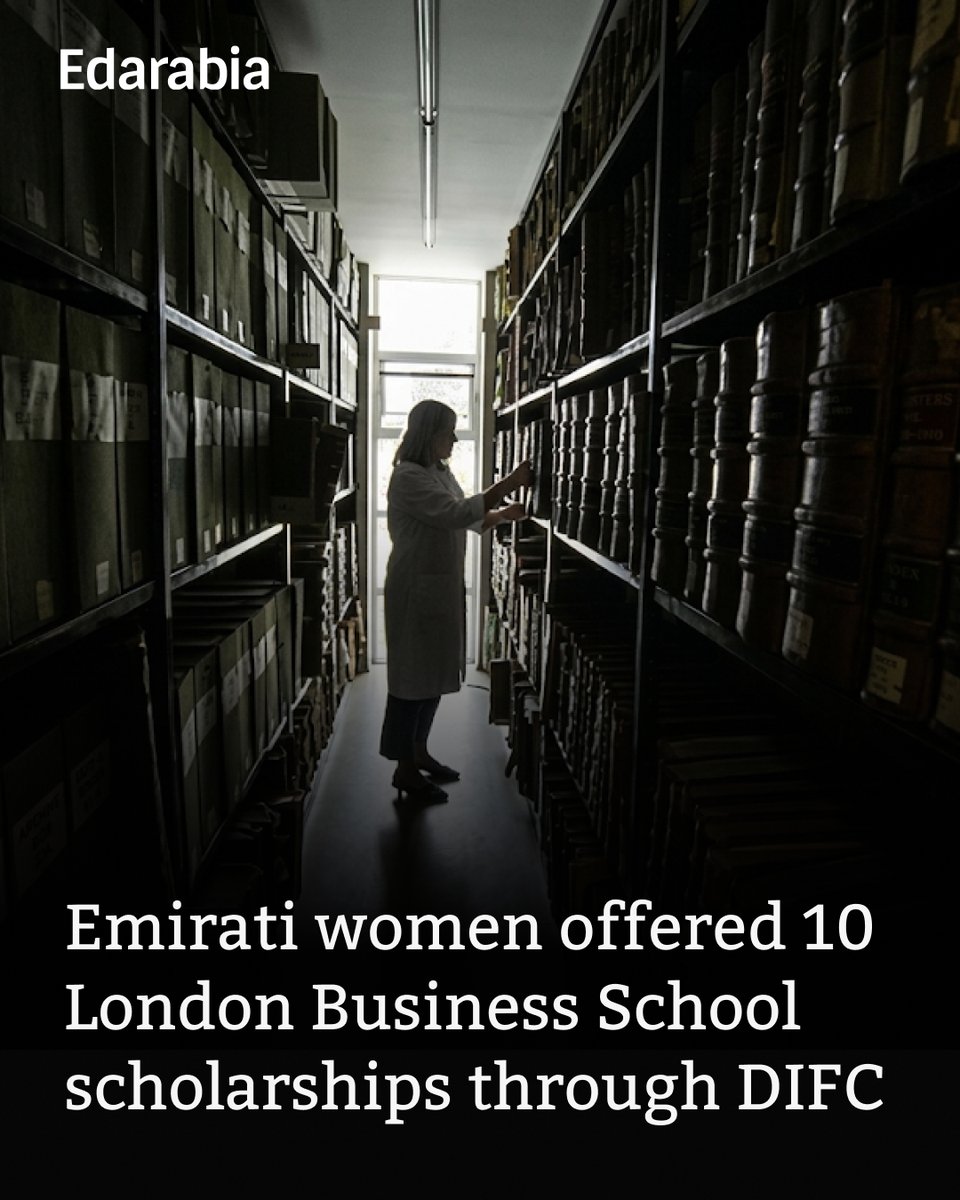 edarabia's tweet photo. #DIFC offers 10 London Business School scholarships to Emirati women, supporting leadership and career development.
Read More: https://t.co/JYfAZlhVm5 https://t.co/56RsqEvvL0