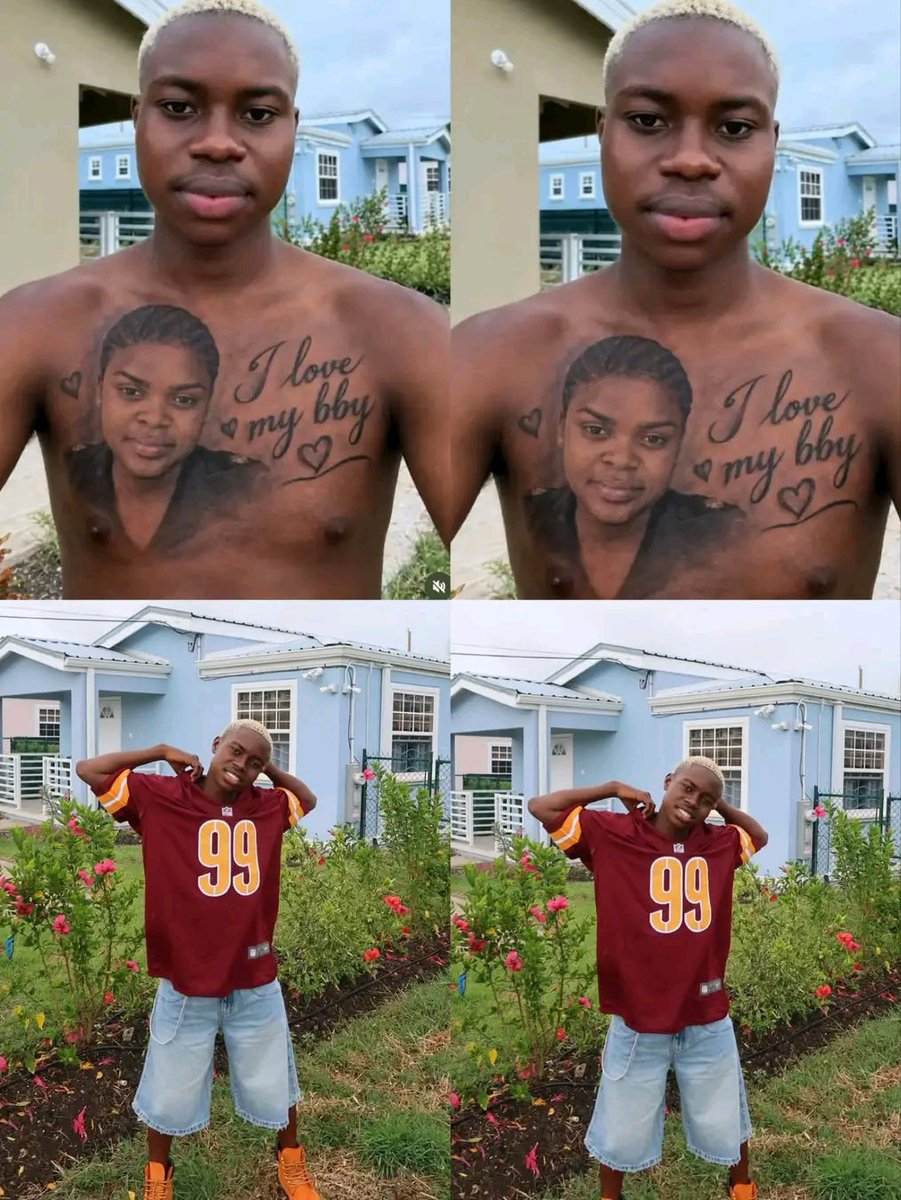 Kapableelijah's tweet photo. Breaking ❤️🥹🥹❤️❤️

Peller permanently tattoos his wife Jarvis on his chest .  According to him , His life has gotten better since he married Jarvis and he will love her forever .  

He is not ashamed to show the world how much he loves her ❤️ https://t.co/m2MZehetVL