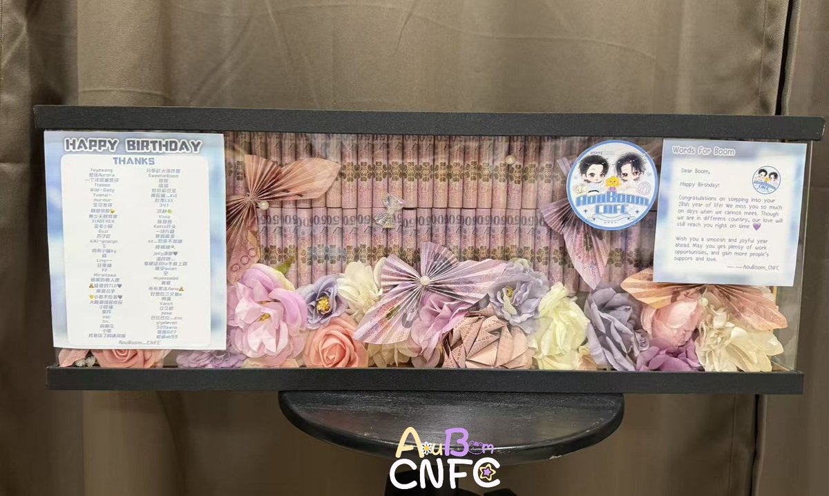 AouBoom_CNFC's tweet photo. 💜𝑩𝒐𝒐𝒎 𝟮𝟴𝒕𝒉 𝑩𝒊𝒓𝒕𝒉𝒅𝒂𝒚 𝑷𝒓𝒐𝒋𝒆𝒄𝒕2🧸

🎁𝐌𝐨𝐧𝐞𝐲 𝐁𝐨𝐱

𝟱𝟮𝟬𝟬𝟬 𝑠𝑎𝑦𝑖𝑛𝑔 𝑤𝑒 𝑙𝑜𝑣𝑒 𝑦𝑜𝑢.

𝓗𝓪𝓹𝓹𝔂 𝓑𝓲𝓻𝓽𝓱𝓭𝓪𝔂 𝓸𝓾𝓻 𝓙𝓮𝓵𝓵𝔂💞
@besevboom
#besevboom #เยลลี่บูม 
#AouBoom #อู๋บูม https://t.co/tpPTgiGjaG