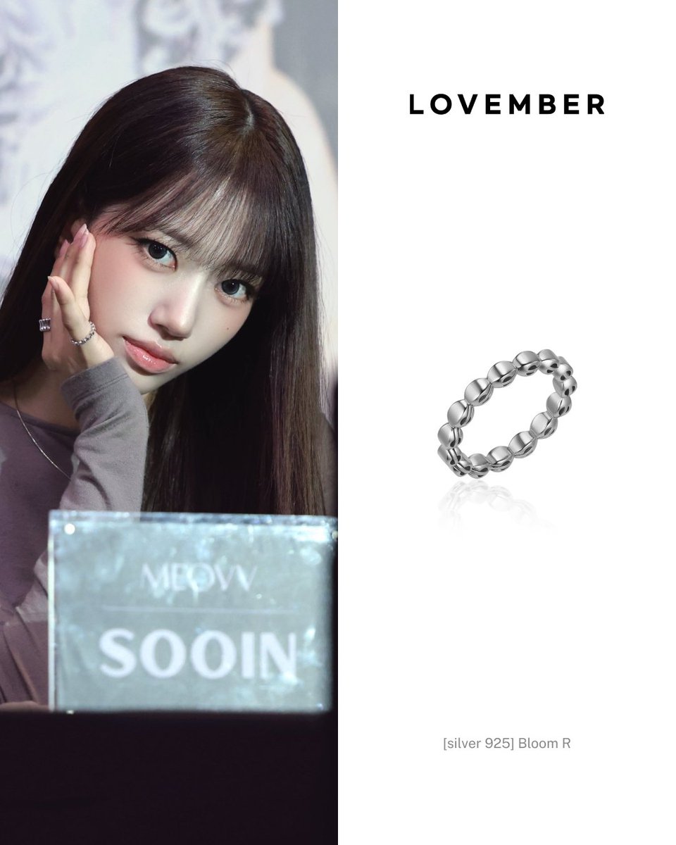 emmabesidepr's tweet photo. 미야오 수인의 팬 사인회 속 반지 정보!

✔️Celeb: MEOVV 미야오 수인
✔️Brand: LOVEMBER
✔️Item: [silver 925] Bloom R
✔️Media: 팬 사인회

#meovv #sooin #lovember #미야오 #수인 #미야오패션 #수인패션 #러벰버 https://t.co/dhOn1aSkYn