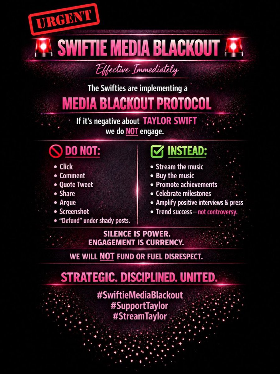 dc4era's tweet photo. #SWIFTIEBLACKOUT IS NOW https://t.co/yzIug7STTX