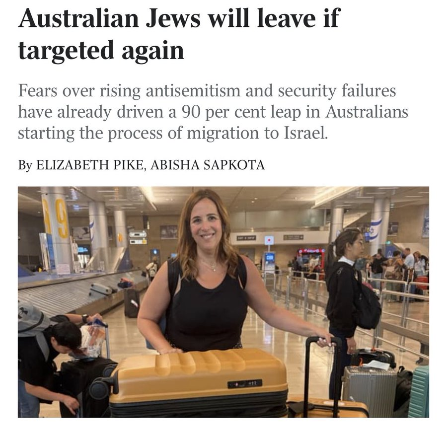 JonesHowDareYou's tweet photo. 'Bye, Karen. Supporters of genocide and apartheid and illegal occupation and terrorism and unprovoked war against the Palestinians and Lebanese and Syrians and Yemenis and Iranians will not be missed. #auspol https://t.co/LnZ1K3YcuX