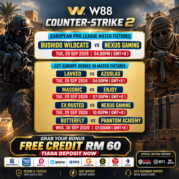 w88horseh's tweet photo. 📣 HOTTEST ESPORTS MATCHES HARI NI BOSS
🪙 Make This PAYDAY Season More Exciting with Bonus RM 98
👉 https://t.co/1bzrz30pWr

#W88 #W88malaysia #malaysia #ESports #Dota2 #MobileLegends #Valorant #ArenaofValor #CounterStrike #CS2  #MenangBesar #BolehMenang #BetSikit #Payday https://t.co/ARwAcg7hsY