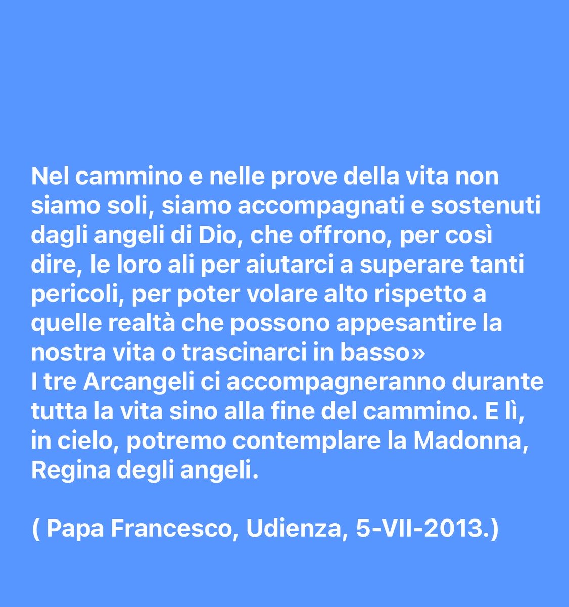 AldinaConsolini's tweet photo. #29settembre 
#SantiARCANGELI
#MICHELE
#GABRIELE
#RAFFAELE 
- Gv 1,47-51
“Vedrai cose più grandi di queste !”
Avvaliamoci dell’aiuto degli arcangeli e dei nostri angeli custodi, che sanno bene come infiammare i nostri cuori a prendere le decisioni generose verso Dio.
#BuonaFesta https://t.co/3snVNkMbqI