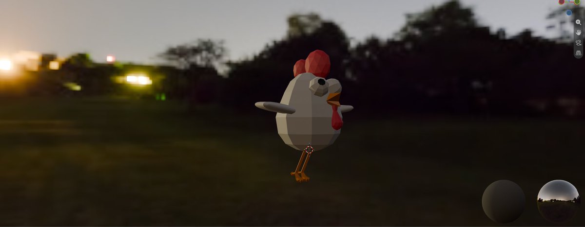 suichullc's tweet photo. Flying Chicken

#blender
#まだまだ初心者 https://t.co/ichMe3mszL