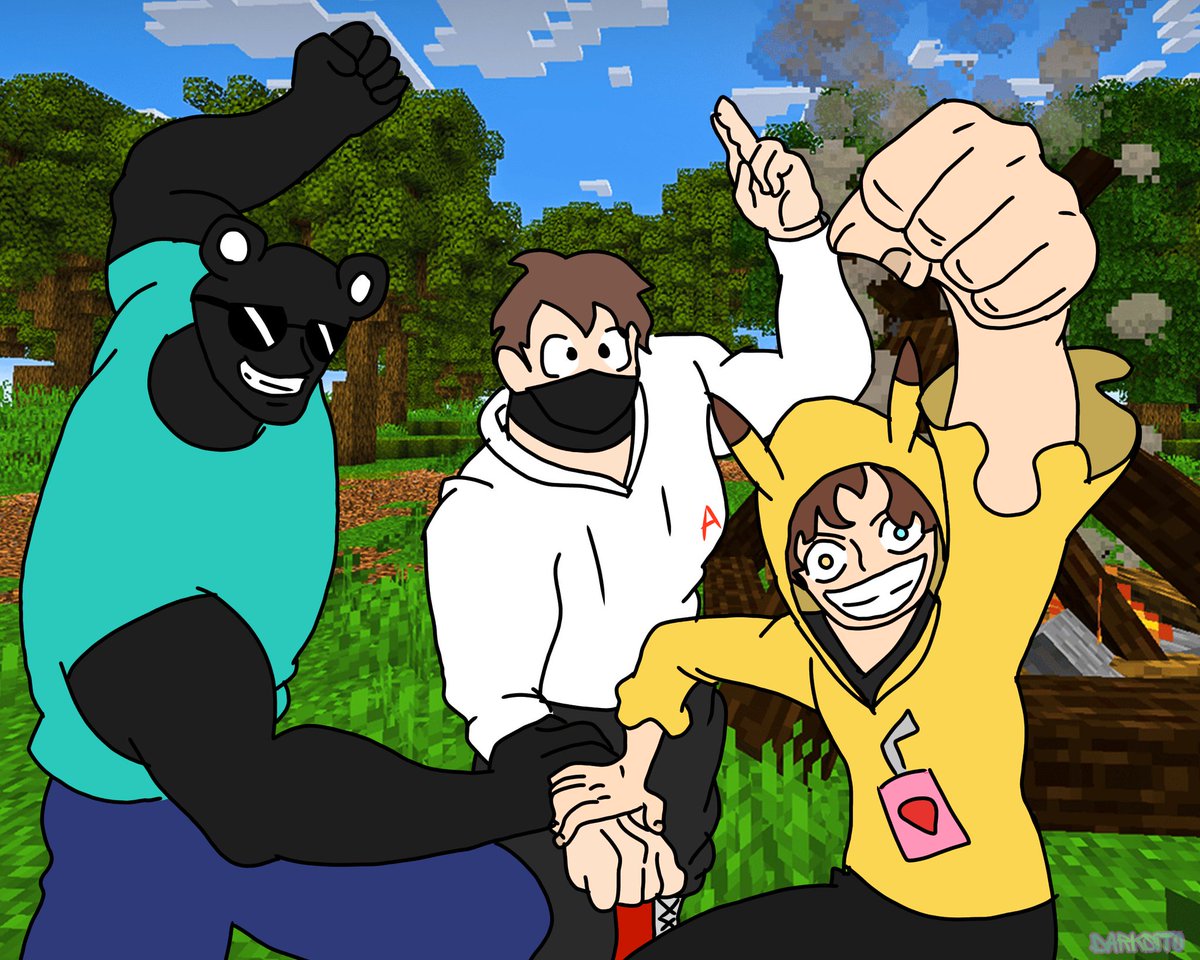 DPanquesito_'s tweet photo. @SpreenDMC El dia de hoy estuvo tan genial y chill, que hasta parece que nunca hubiera sucedido un huracán hace poco. Hasta fanarts sacaron https://t.co/nnOfYDFdIf