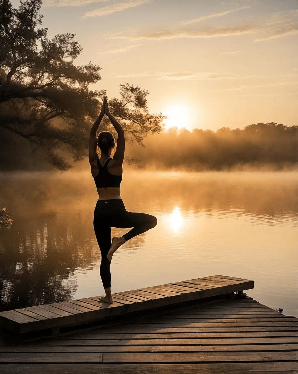 rinajane934265's tweet photo. Just tried the new sunrise yoga flow on the rooftop—fresh air, golden light, and zero distractions. Game-changer for my morning routine! https://t.co/FzLQJSaAC8