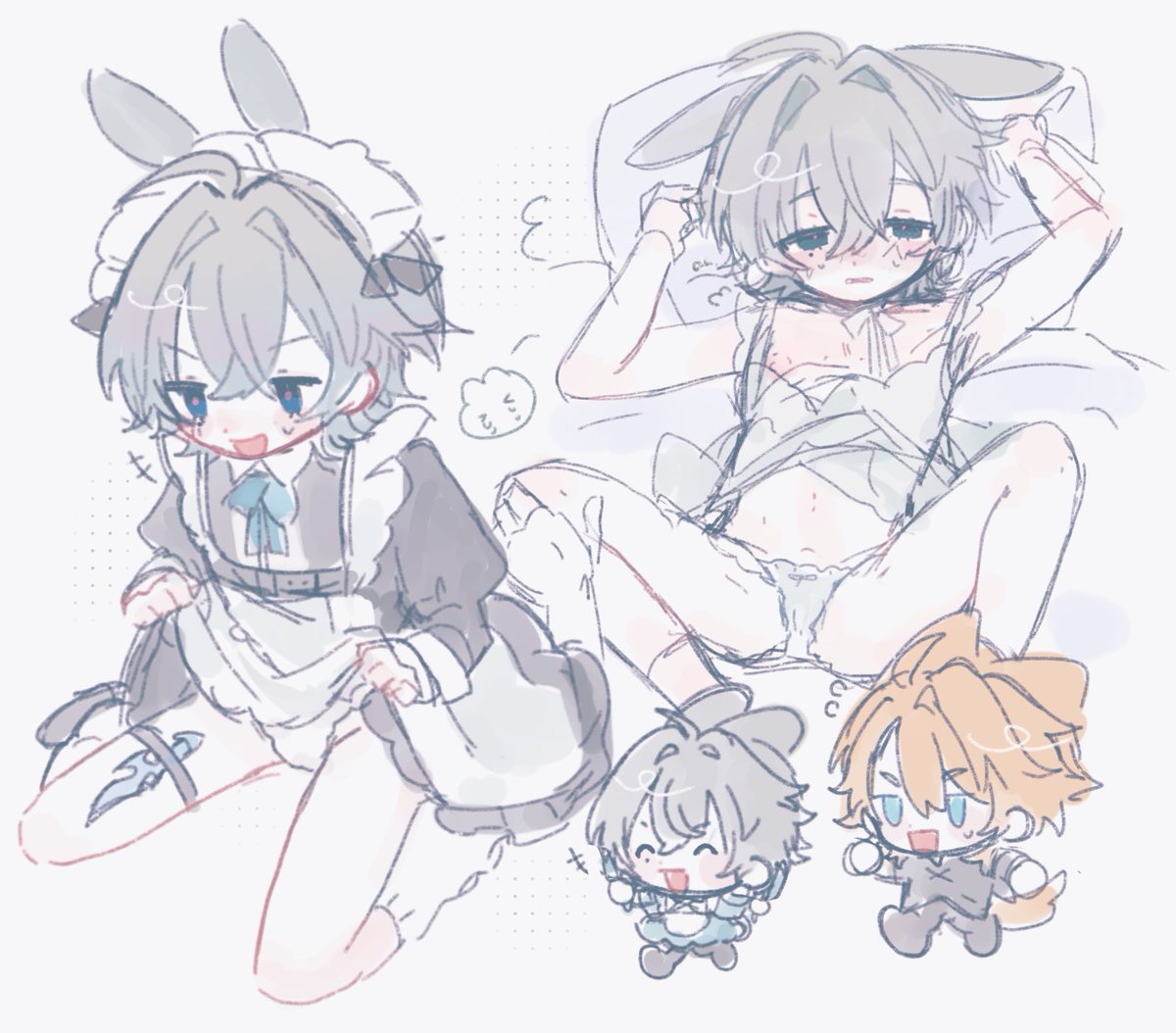 piamchuu's tweet photo. maid bunny lohen ft varhen https://t.co/kwJ3w5Mevb