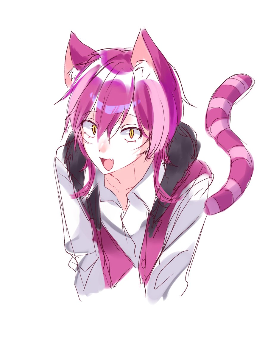 100_Ka__'s tweet photo. よぉーし、チェシャ猫はこんな感じにしよ
頑張ってプロンプト書くぞ〜 https://t.co/glVmdlHU1r