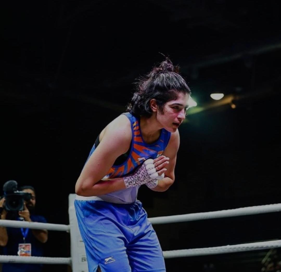 Col_Sanyal's tweet photo. BREAKING NEWS.
Star Boxer Parveen Hooda entered into the Final Golden Bout. 
Cheer4Parveen
#Cheer4Bharat
#AsianGames2026
#AichiNagoya https://t.co/rzd0JGwiou