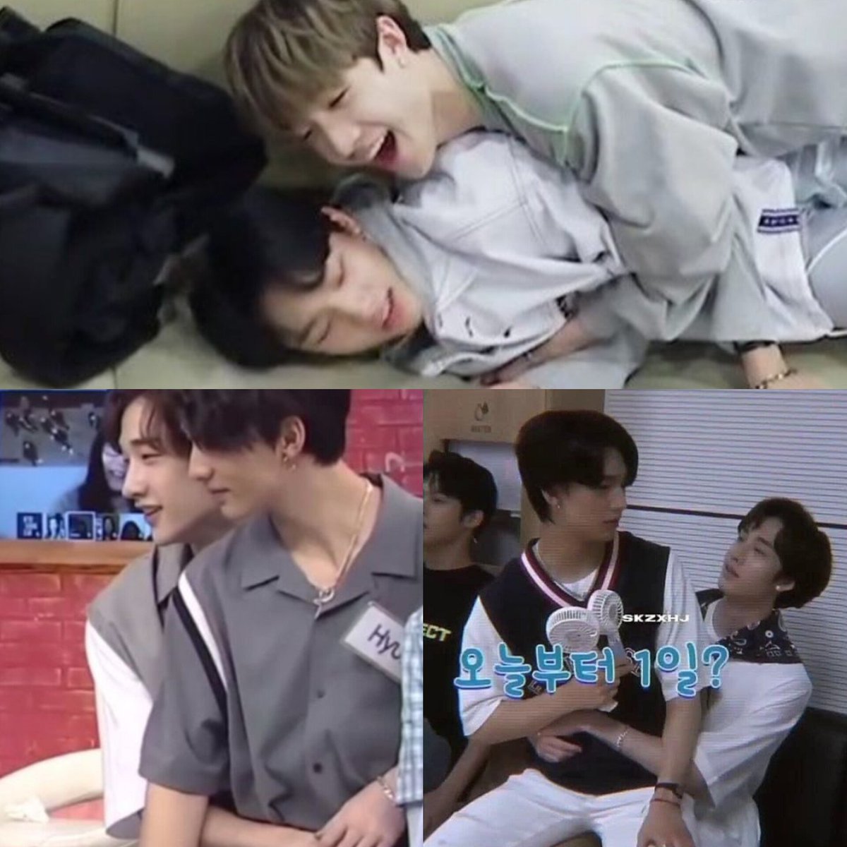 hynchntruther's tweet photo. Chan and his baby😭 https://t.co/9XkKfuR4DR