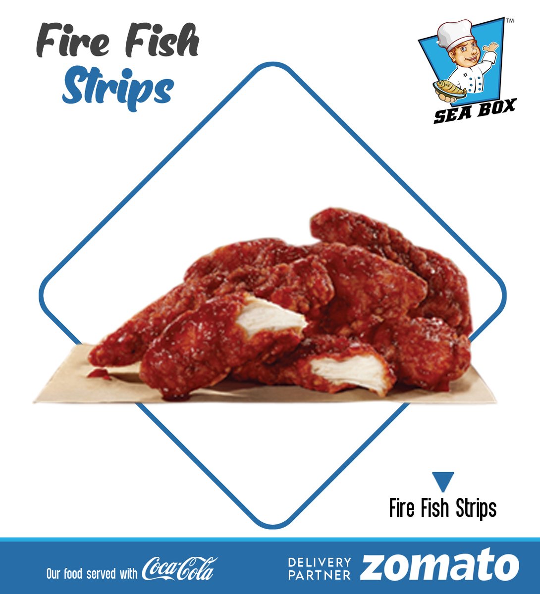 food_seabox's tweet photo. Fire Fish Strips is a delicious snack that is both tender on the inside and Firey on the outside
We are available for online orders Exclusive on ZOMATO
https://t.co/MDwQlo4PGB
#FISHSTRIPS #SEAFOOD #PYRAMIDS #RICEBOX #FIREFISH #FISHNCHIPS #Franchise #Dileepreddy #LEMONFISH #PRAWNS https://t.co/12zK03NaYJ