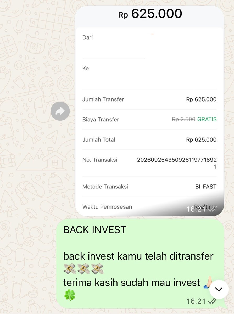 everywonyuuuu's tweet photo. proof back invest lagiii 🍀
yang mau invest yuk boleh masih ada slot 🫶🏻 https://t.co/RkQOsyiCwd