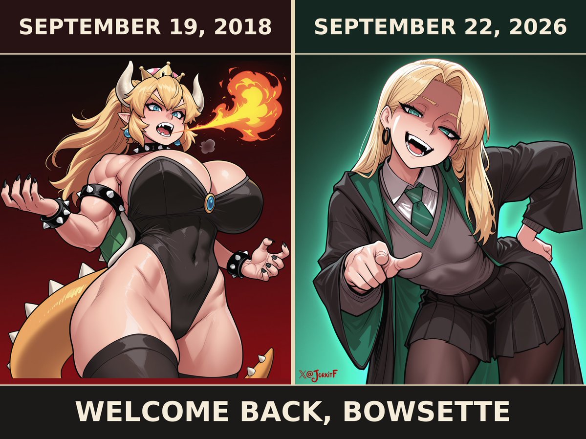 JorkFitSFW's tweet photo. Reminder #3 because I wanted to be the first to point out that Malfoy is the Bowsette of this decade. I'll make something with the crown tomorrow. https://t.co/IxEZIh6T6x