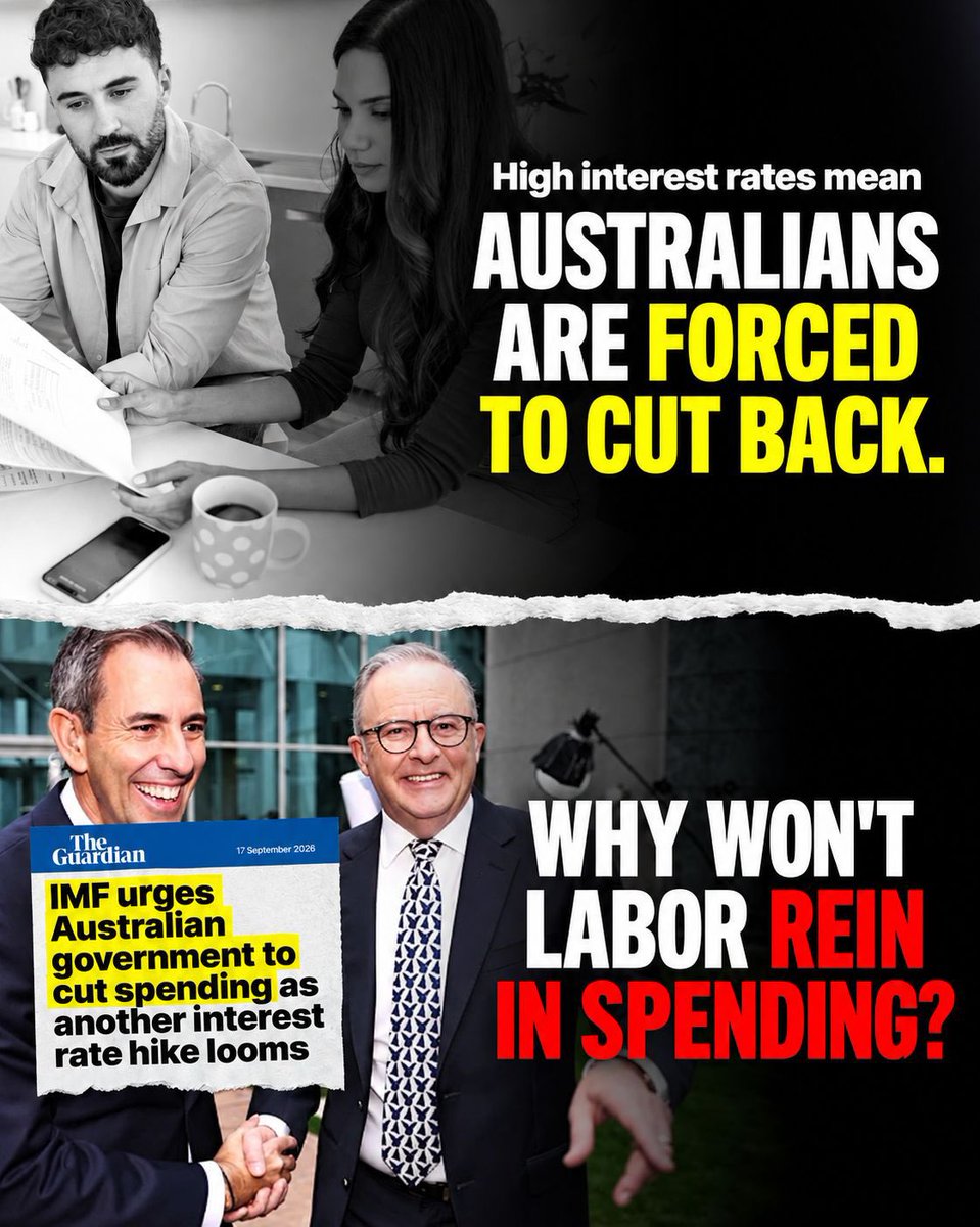 SenSHenderson's tweet photo. Fuelled by Labor’s out of control spending which is driving up inflation, the Reserve Bank increased interest rates again today. 

Australians are paying a very heavy price for the Albanese government’s economic mismanagement. 

➡️ https://t.co/gf9685DfFm https://t.co/XSKUEEbcvx