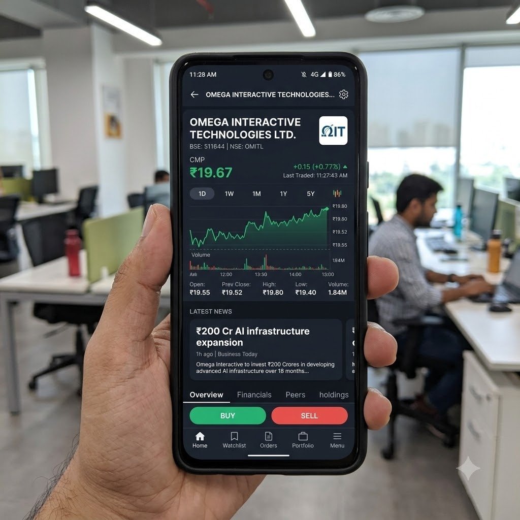 lokshbedi's tweet photo. 🔥 Omega Interactive Technologies delivered ₹77.55 Cr in Q1 FY27 sales with ₹4.36 Cr net profit. YoY sales growth stood at 268.41%, while profit growth came in at 97.29%. #AI_Multibagger_Stock https://t.co/tdnKuoJrRg