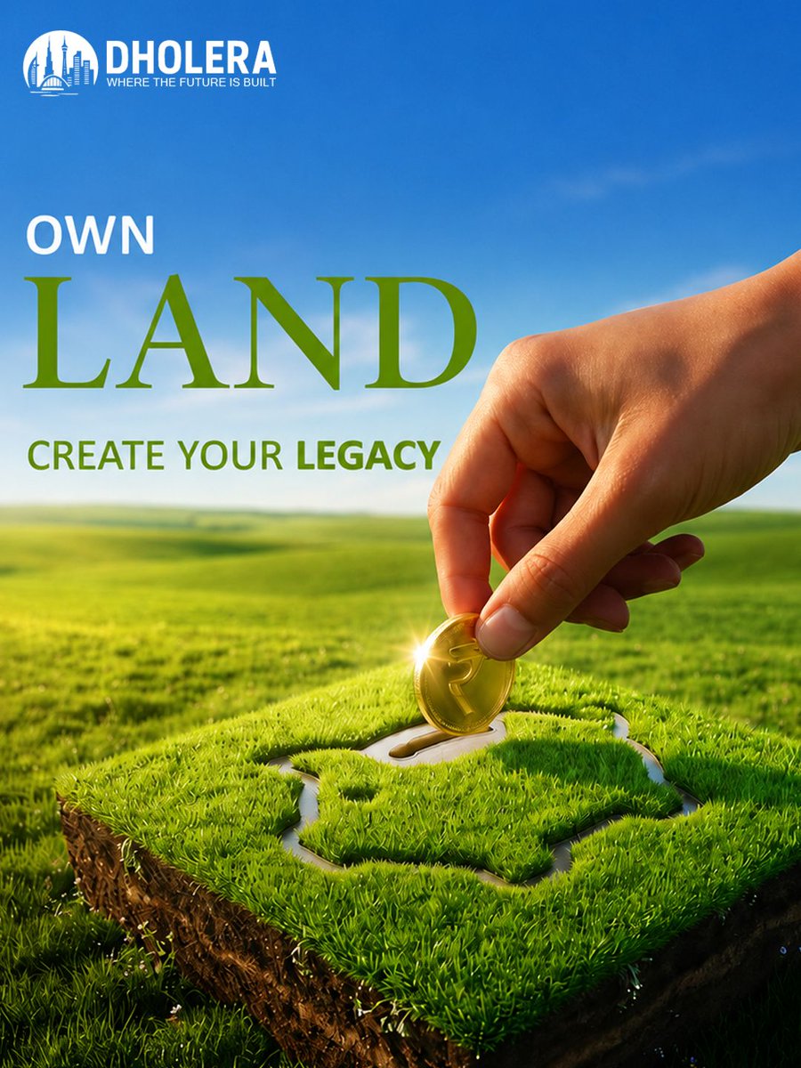 DholeraGujInv's tweet photo. Own the land today. Build the legacy for tomorrow.
Claim your place in Dholera’s growth story.

#DholeraSmartCity #LandInvestment #OwnYourFuture #InvestInDholera #PropertyInvestment https://t.co/OrW0ZaEBkZ