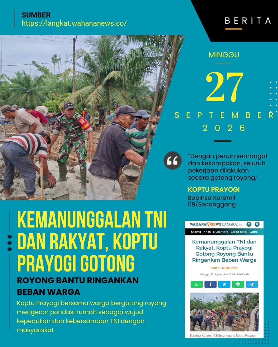 Hanamarrin's tweet photo. Kodim Sanggau salurkan lima ribu liter air bersih kepada warga terkena dampak kemarau. Wujud kepedulian nyata, tidak sekadar janji.
Wujud Nyata Kepedulian https://t.co/oK1SbHPrSz