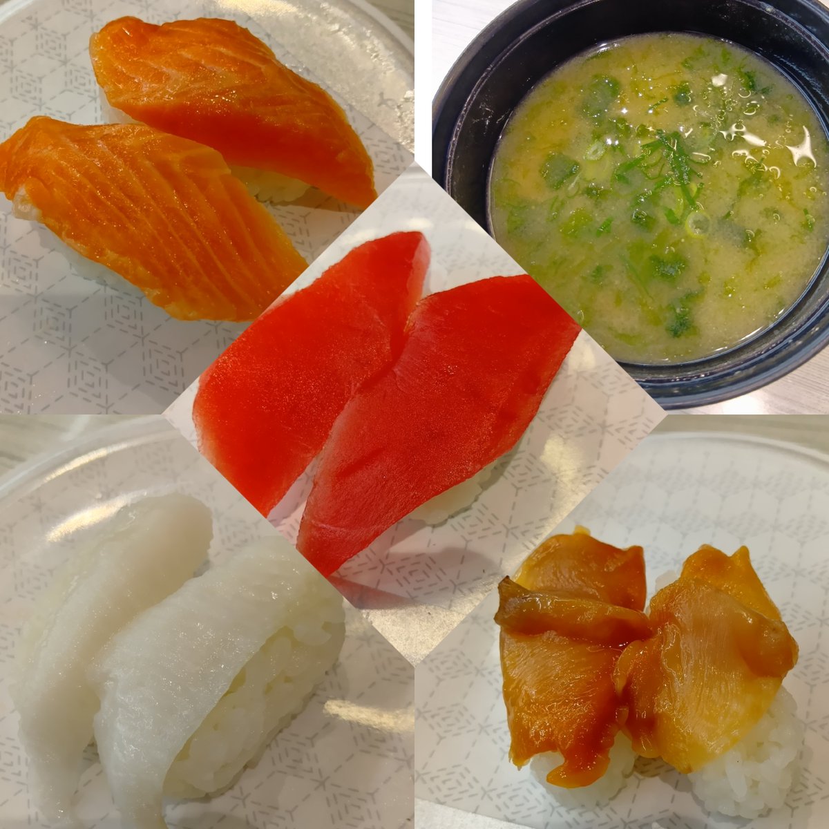 naoki19631202's tweet photo. ランチ☔休日1日目またしても雨。南果樹園🍎🍐にぶどう🍇を買いに行ってドラッグストアで買い物🛒AEONザ・ビッグとDCM🛒の前にはま寿司🐟️🦐🦑🐚🍣数日前からTVで川口春奈がうにうに100円と繰り返し、すっかり頭に刷り込まれました（笑）いつもより混雑⚠️🍣到着まで少々時間🕐️が⚠️帰りには満席🈵に https://t.co/NT5skL8eWz