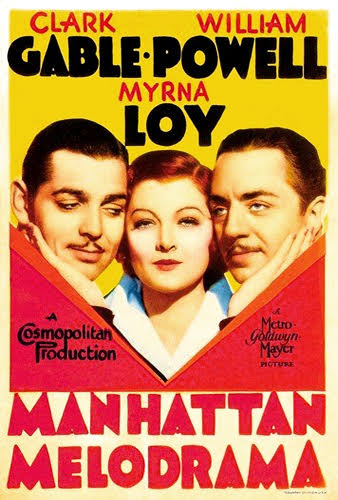 TCMComingUp's tweet photo. #ComingUpOnTCM

MANHATTAN MELODRAMA (1934) Clark Gable, William Powell, Myrna Loy
Dir.: W. S. Van Dyke 2:00 AM PT

Boyhood friends grow up on opposite sides of the law.      

1h 33m | Melodrama | TV-G

#TCM #TCMParty https://t.co/9K1MeM0g3V