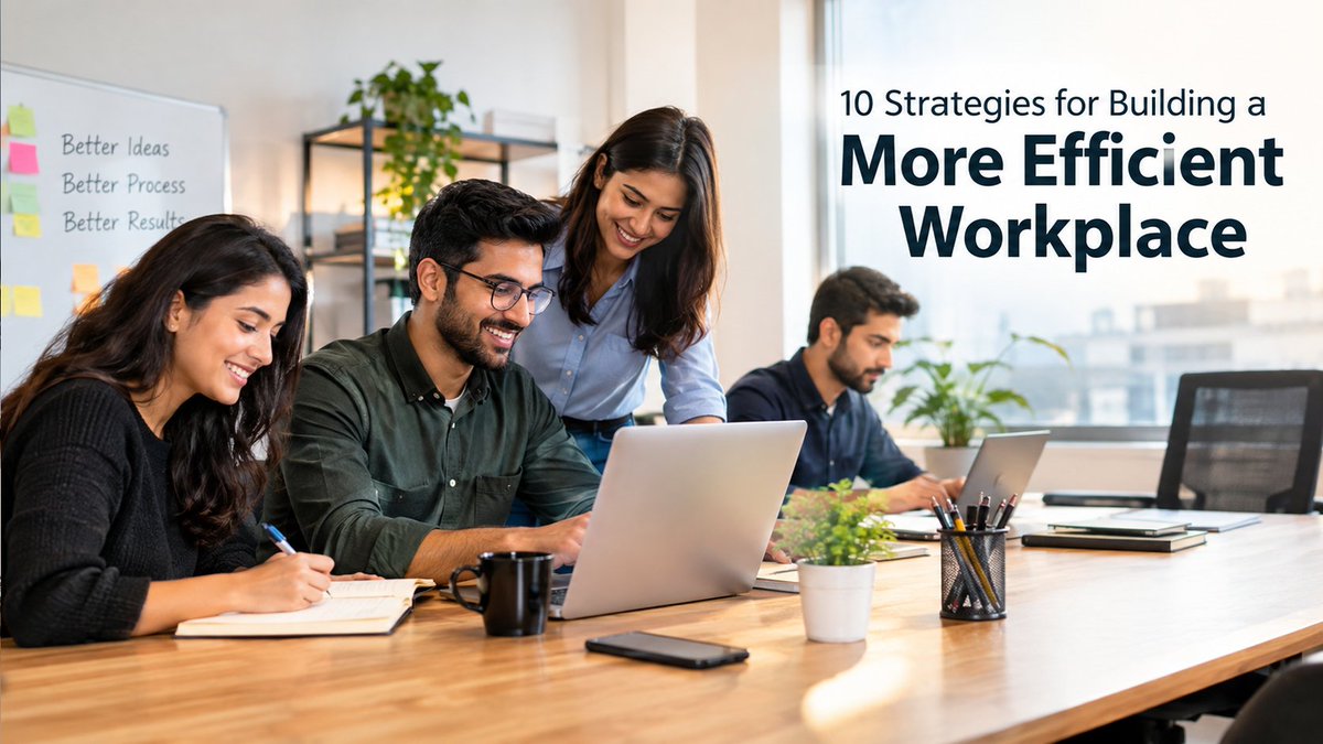 tycooninsights's tweet photo. 10 Strategies for Building a More Efficient Workplace
https://t.co/Y1Vu8jQ9Pk
#WorkplaceEfficiency #WorkplaceProductivity #EmployeeProductivity #BusinessProductivity #EfficientWorkplace #ProductivityStrategies #WorkplaceManagement #BusinessEfficiency #EmployeeEngagement https://t.co/k1cO6s88EO