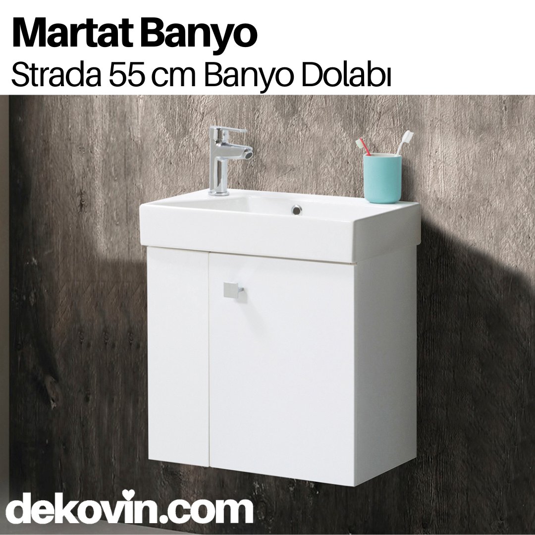 dekovincom's tweet photo. Martat markasının küçük dar banyolar için fonksiyonel çözümü:Strada Banyo Dolabı...konut banyolarına uygun sade tasarımda olan Martat Banyo Dolabı müşterilerin tercihine sunuluyor.
Alt Modül: 33x55x59 cm

#dekovin #dekovincom #martatbanyodolabı #55cmbanyodolabı #küçükbanyodolabı https://t.co/HSkUENnHSE