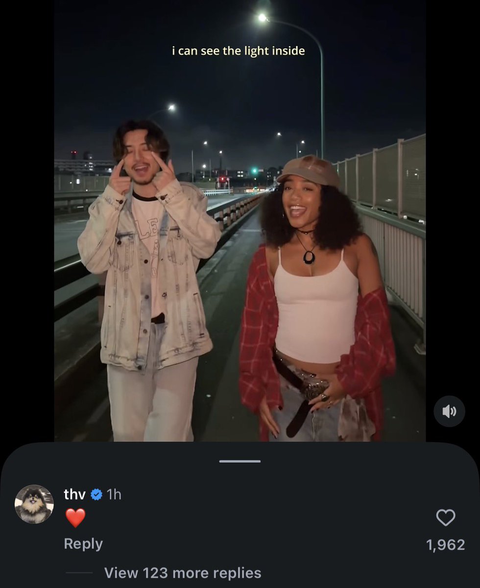 taeguide's tweet photo. [INFO] Taehyung liked and commented “❤️” on a reel of Fuji Kaze and UMI’s new collaboration https://t.co/ZOlOU3Nk8T
