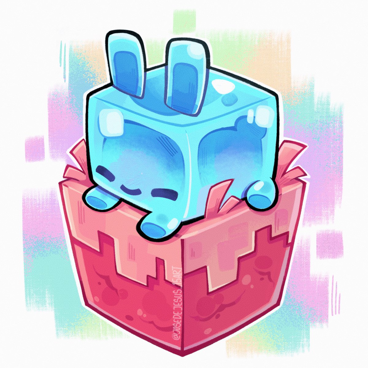 josedejesus_15's tweet photo. Los conejitos de Sift salieron en la #MinecraftLive están tan lindos que tuve que hacerle un dibujito a este pequeñín. https://t.co/XICPkf08BK