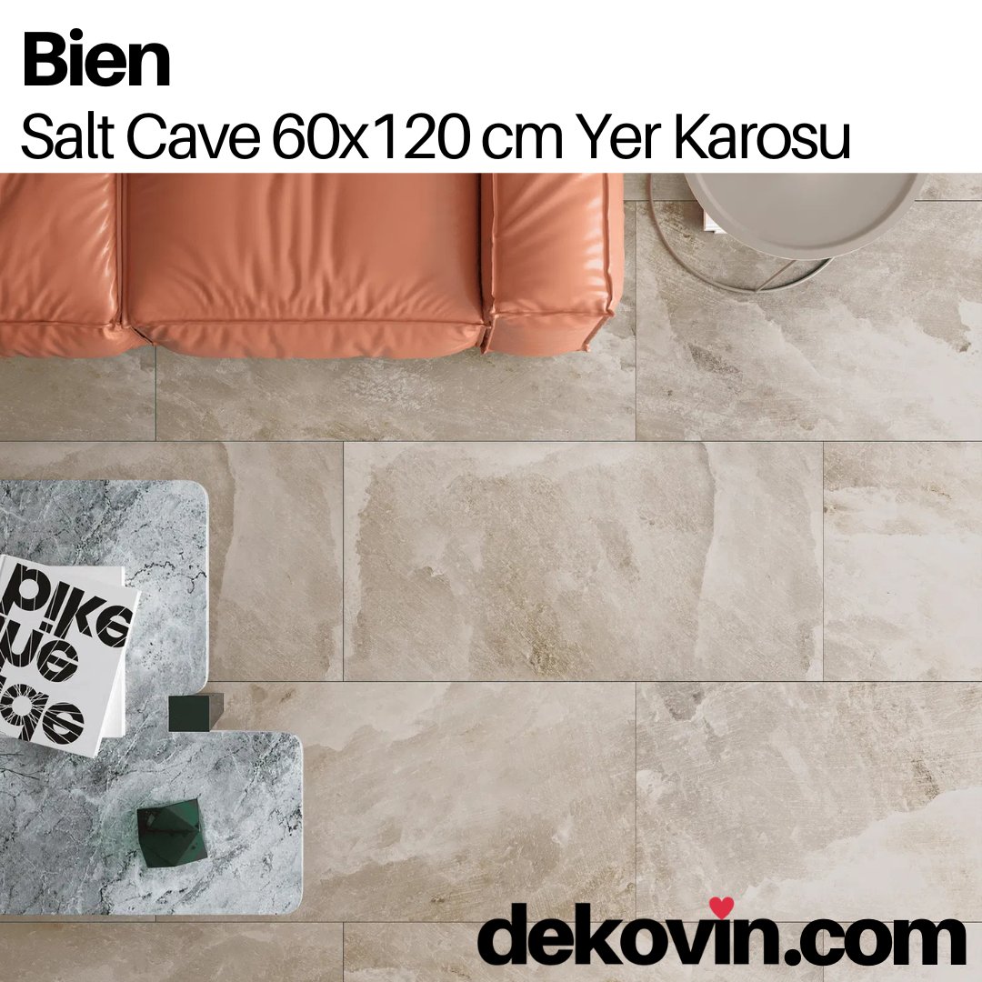 dekovincom's tweet photo. Stoklarımızda mevcut Bien Salt Cave Taupe Yer Karosu, mat yüzeyli 60x120 cm boyutu ile uygulamada avantaj sağlarken ofis,otel,restoran,konut tasarımlarınızda kullanabileceğiniz şık ve bütçenize uygun bir karo.

#dekovin #dekovincom #bienseramik #matyerkarosu #60x120yerkarosu https://t.co/X0ltH8iYCC