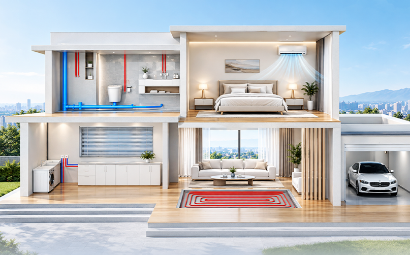 erayonggao's tweet photo. 🏠What makes a truly good house?
Not luxury materials. Not stacked equipment.
But a living system that breathes with your family.
Water. Electricity. Gas. Wind.
The blood, nerves, warmth &amp; breath of a home — hidden in the walls, keeping life alive.🧵
#GoodHouse #SmartHome #ERA https://t.co/JlTnS8D7t1
