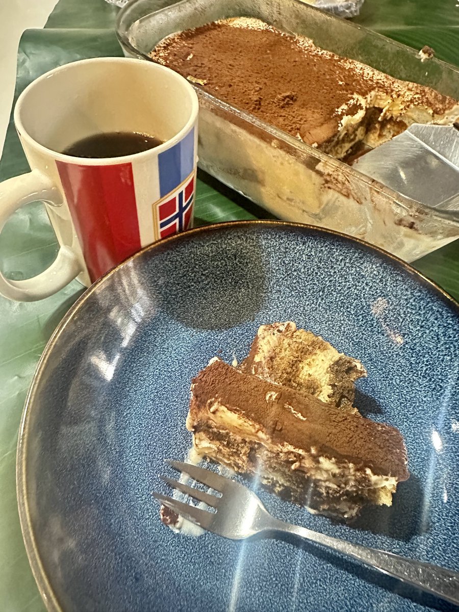 queencastles777's tweet photo. After a kilo of mascarpone and a few lessons in overwhipping…I finally managed to make that fluffy, cloud-like tiramisu cream.. 🥳

Made two trays. The first one vanished. I scraped every last bit, and now only the pretty tray remains.

Not bad for someone who accidentally made butter on her first attempt. 

We booktwt and we baketwt (a bit) 🍰