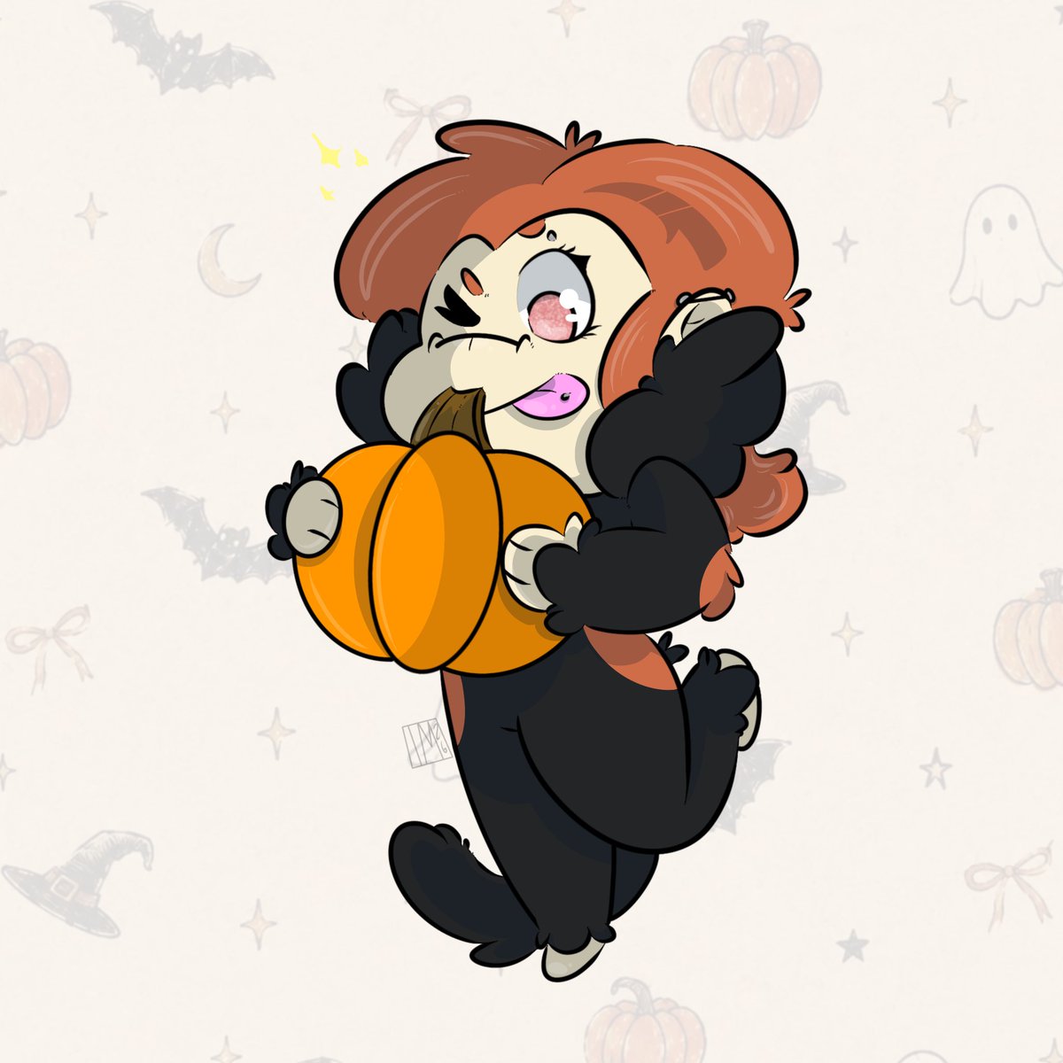 _m0rbidpup_'s tweet photo. Fall/halloween chibis I did! https://t.co/ozGqthoM9f