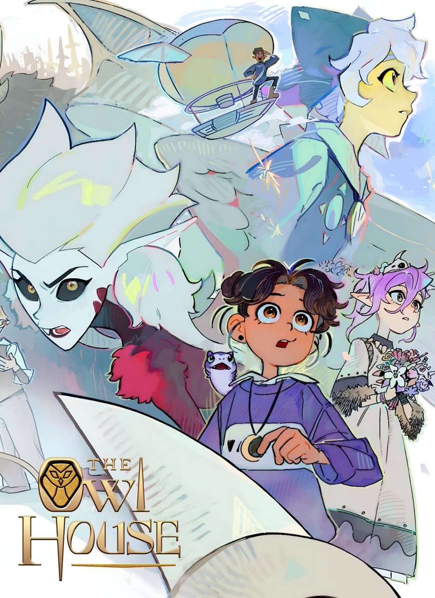 CartoonsOTMoon's tweet photo. Después de 3 años, The Owl House ha regresado hoy con su novela gráfica:

The Long-Lived King. https://t.co/nnnNKzk6IT