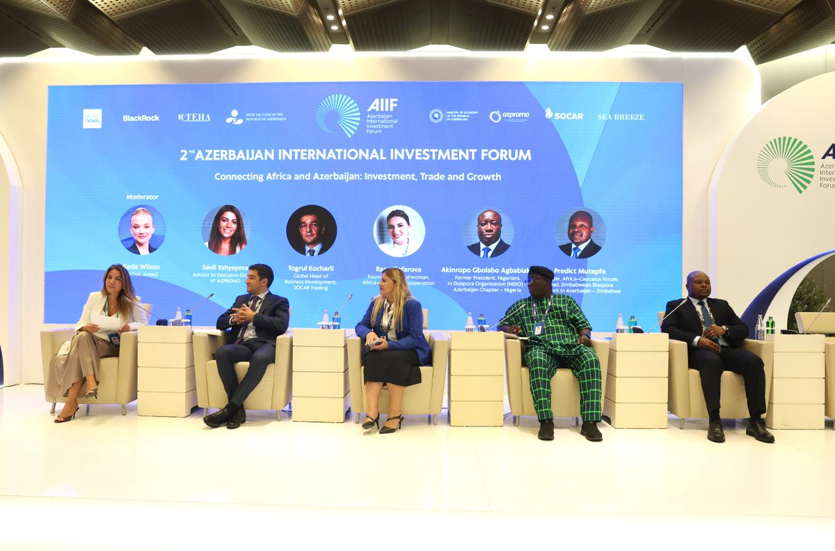 azpromoaz's tweet photo. Azərbaycan və Afrika ölkələri arasında əlaqələrin inkişafı müzakirə edilib.

Ətraflı - https://t.co/2TUmBbppet

#EconomyAz #AZPROMO #AIIF2026 https://t.co/yyrUm5rQBm