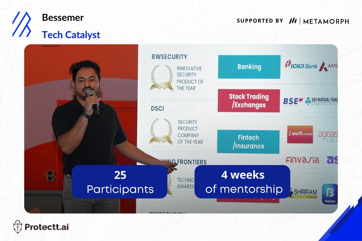 HelloMetaMorph's tweet photo. Some opportunities are meant to go beyond the event.

Grateful to https://t.co/7xyfNexMPt for creating space for participants to keep exploring cybersecurity, ask deeper questions, and learn from industry expertise.

Here's to keeping the curiosity going.

#BessemerTechCatalyst https://t.co/PX8IGi9Vs2