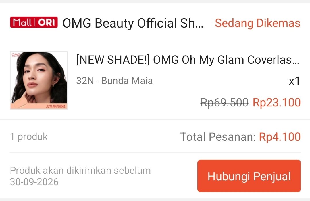 wdymrn_'s tweet photo. @kimmyexp dapet, tapi gak tau shadenya cocok apa ngga😭 https://t.co/FKGIzXLPXL