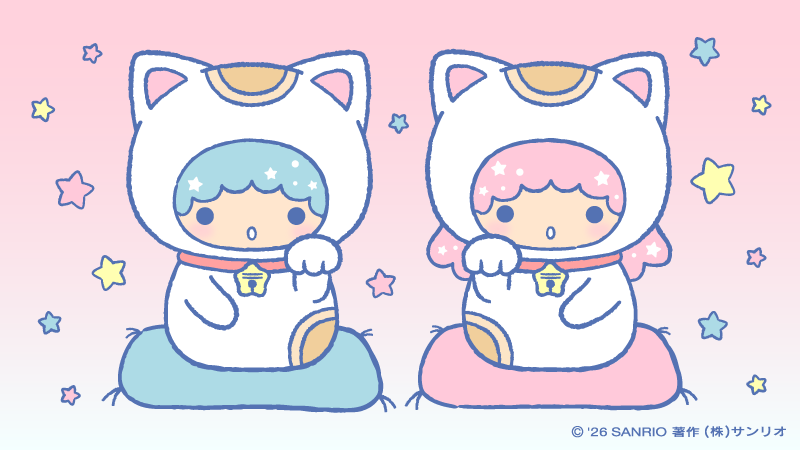 kikilala_sanrio's tweet photo. みんなのところにも、たくさんの福がやってきますように☆ https://t.co/6aNVQ6r9ta