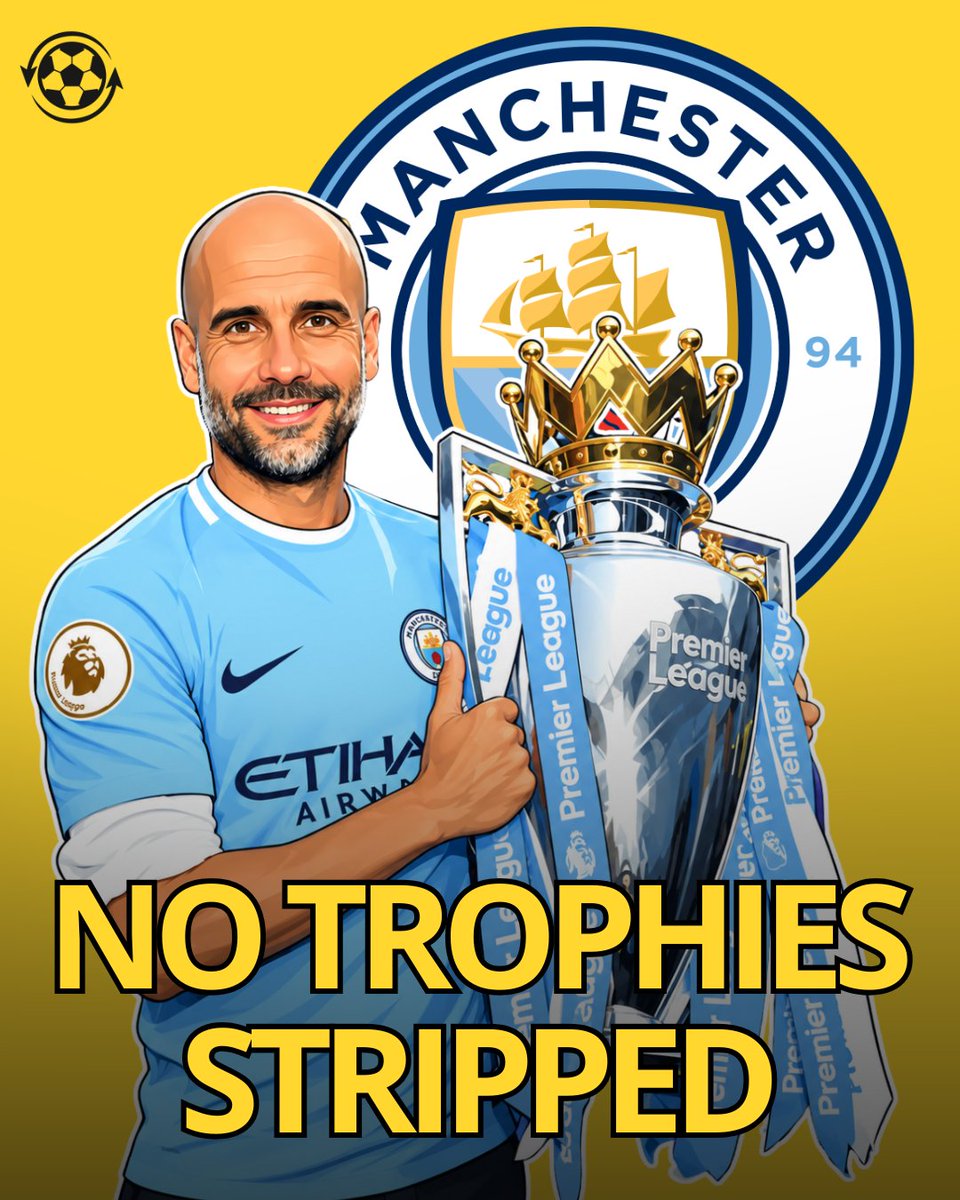 DeadlineDayLive's tweet photo. 🚨 Manchester City are NOT expected to have any previous Premier League titles stripped or redistributed if they are found guilty of charges against them.

Any potential sanctions are expected to be forward-looking rather than rewriting the outcome of previous seasons. 🔵🏆

(Source: @TheAthleticFC)
