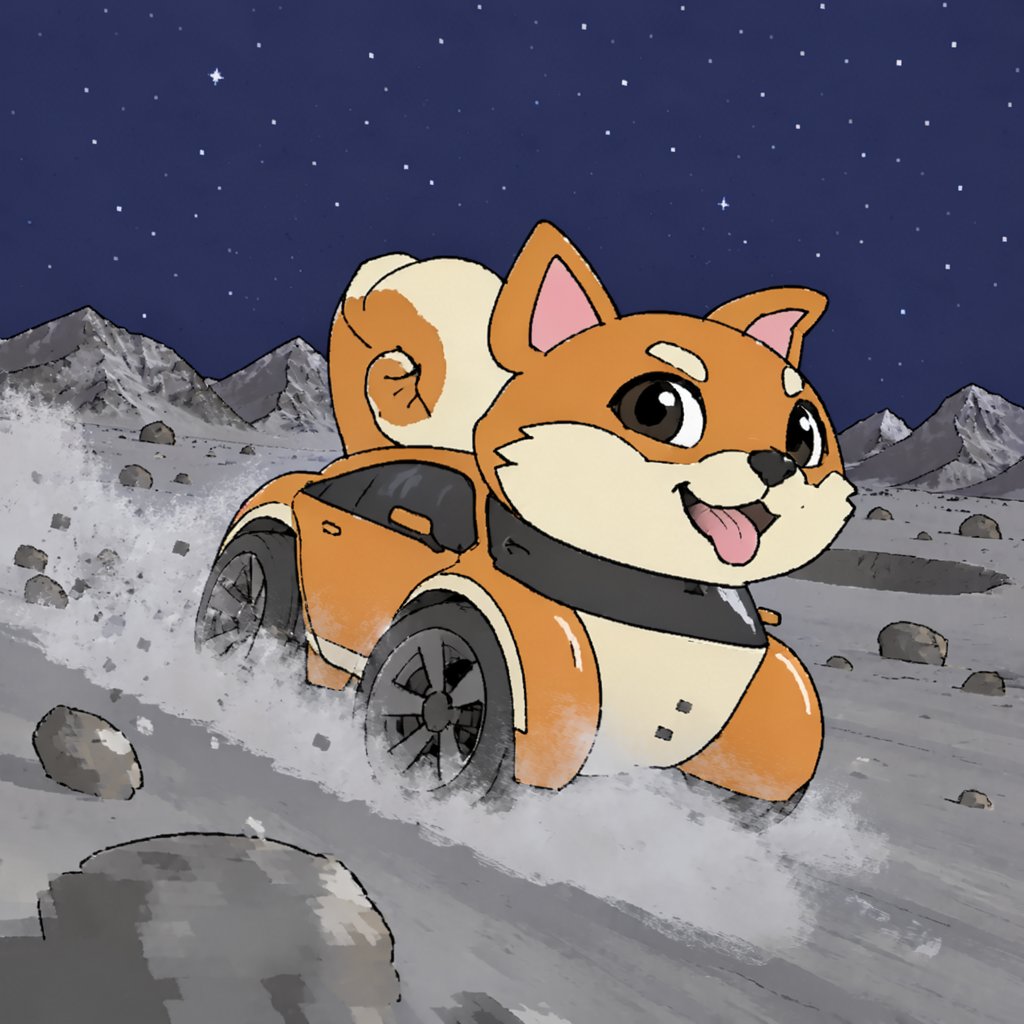 model_inu's tweet photo. @thejester see you on the moon https://t.co/EuxWJLMdIj