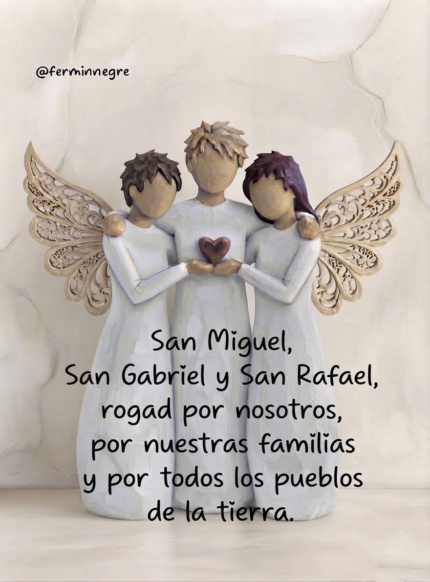 ferminnegre's tweet photo. San Miguel:
¿Quién como Dios?

San Gabriel:
Fortaleza de Dios.

San Rafael:
Medicina de Dios

Fiesta de los
#SantosArcángeles.
👼👇 https://t.co/ySMJWWipWD