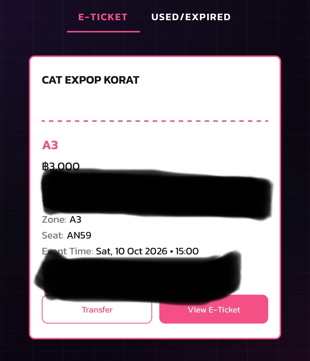 narcrosis's tweet photo. ปล่อยบัตร Cat expop korat โซน A3 
หน้าบัตร 3,000 บาท ปล่อย 2,500 บาท ค่ะ เนื่องจากประสบอุบัติเหตุไม่สามารถไปได้ค่ะ 
#phuwin #catexpopkorat #catexpokorat 
#KengNampingㅤ #daou #offroad #ต้าห์อู๋ออฟโรด #nunew https://t.co/XwcTsqwoEs