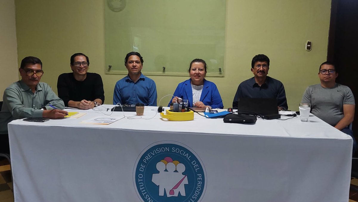 ipspgt's tweet photo. Asamblea General del IPSP

En la Asamblea General de septiembre se juramentó a dos periodistas y se presentó el informe de la CAE 2026. También se dieron a conocer avances del portal del Timbre de Prensa y de la gestión financiera y administrativa.

https://t.co/mUwV2FPMX4

#IPSP https://t.co/RyZgJA19yg