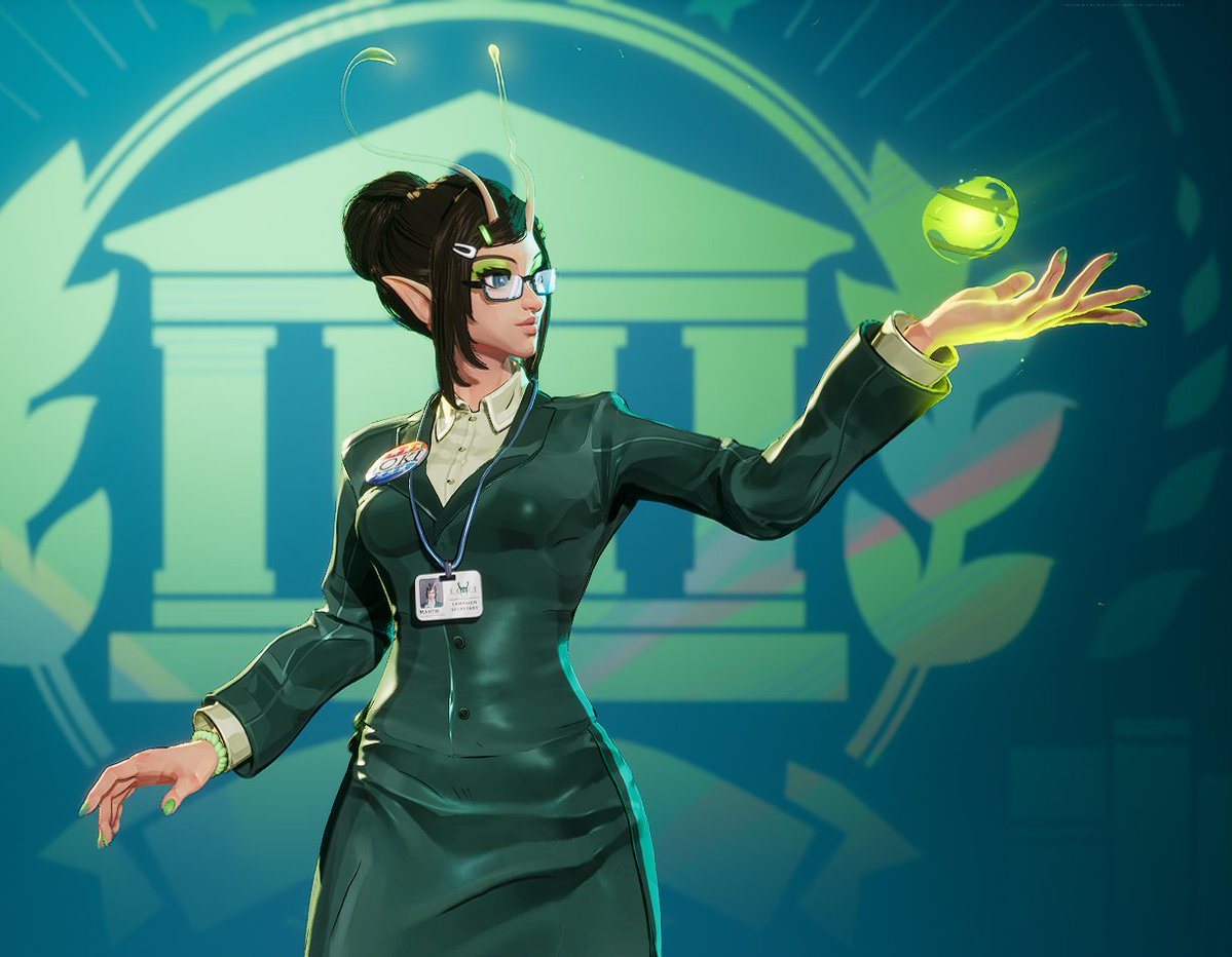 haliro_'s tweet photo. she's just about done!
presidential secretary mantis will be available on nexus in just a few days 💚 https://t.co/Uk7WVcwVXg