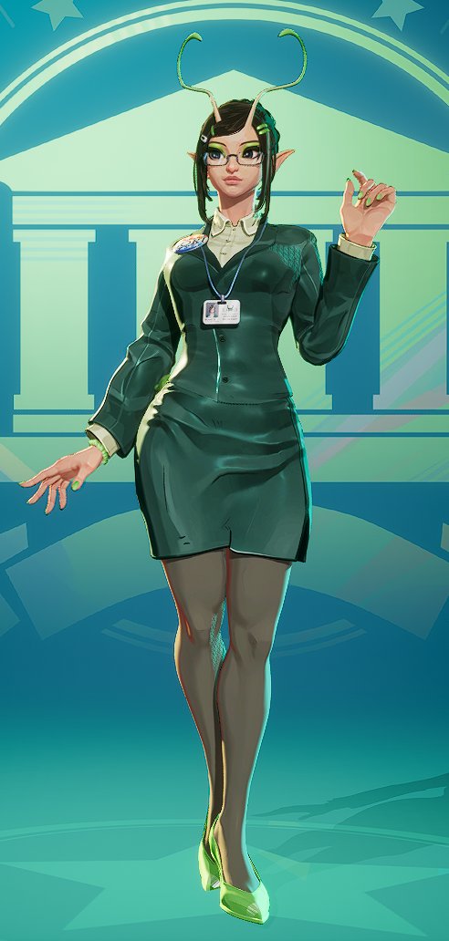 haliro_'s tweet photo. she's just about done!
presidential secretary mantis will be available on nexus in just a few days 💚 https://t.co/Uk7WVcwVXg