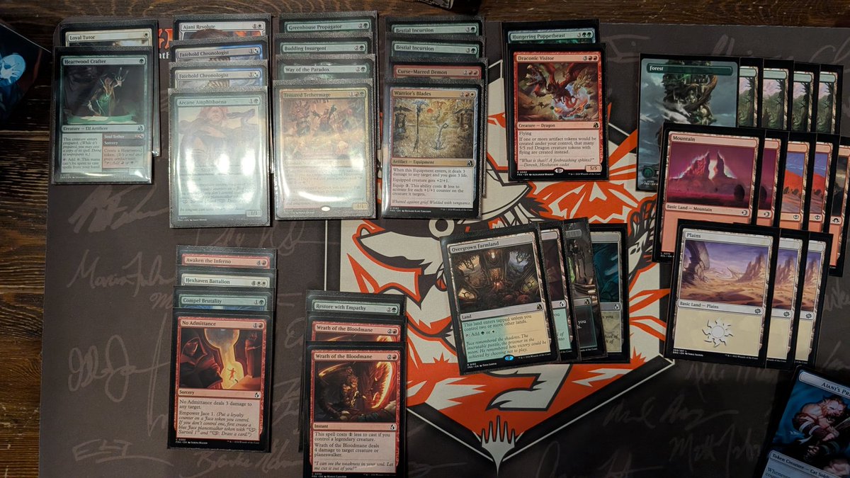 LongHare_'s tweet photo. sets wack for sealed but we take a 2-1. ajani into way of the paradox is maybe one of the most disgusting play patterns. https://t.co/7BRyojWCZm