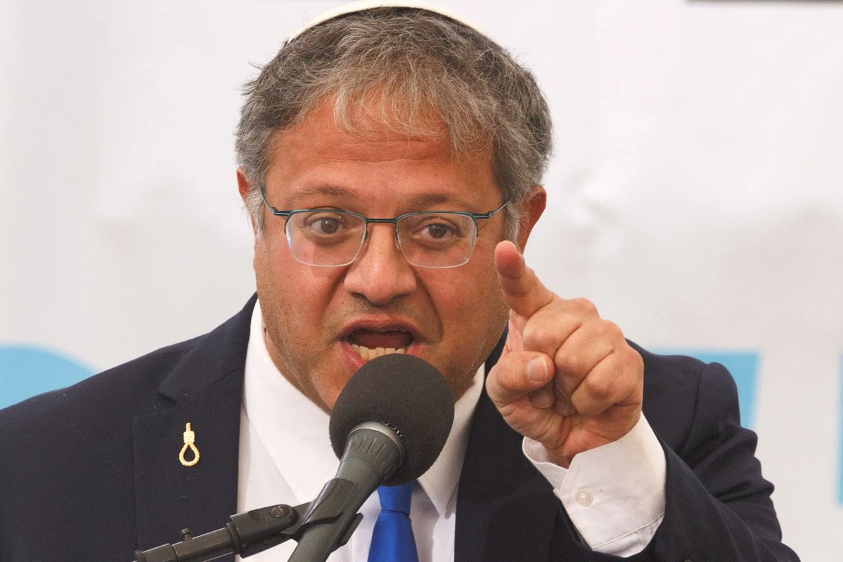 QudsNen's tweet photo. Far-right Israeli National Security Minister Itamar Ben-Gvir:

"After I assume the position of Defense Minister in the next government, I will burn the body of [former Hamas leader Yahya] Sinwar and the bodies of the October 7 operatives. As Defense Minister, I will bring about a fundamental change in the doctrine."