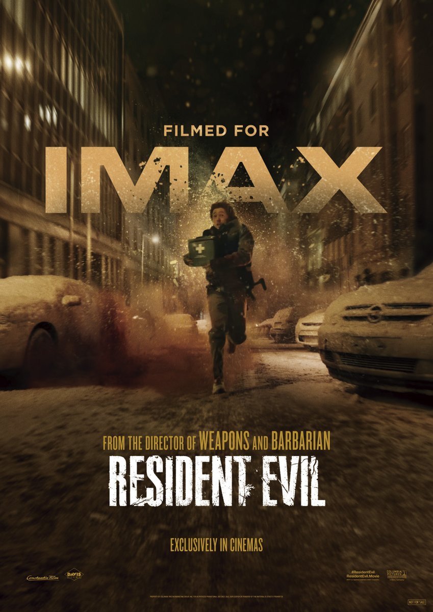 IMAX_JAPAN's tweet photo. 10/9（金）公開
『#バイオハザード』を
IMAXで鑑賞して限定ポスターを手に入れよう！

先着数量限定で
〈IMAX入場者特典A3ポスター〉をプレゼント🧟

※お1人様1枚
※画像はイメージです
※転売はご遠慮ください
※なくなり次第終了です

#FilmedForIMAX https://t.co/2EGoFuVENT