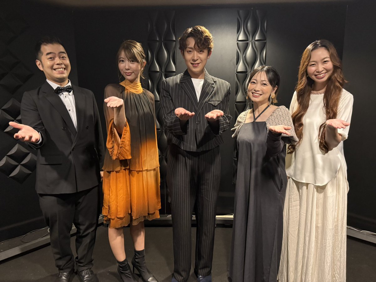 boosta_tv's tweet photo. with MUSICあらため！
『ザッツポップス』の収録が終わりました！初回のゲストは楠木康平さんでした。
@KOHEI_sing2001 
＠chikuwabuzoe 
@yurika_domore 
@nishidaai 
#MILLEA
後ほど詳細ポストします。 https://t.co/F66M0NYgvW